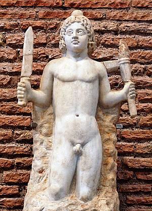Mithras staute "Mithras born from a stone"  Rome 