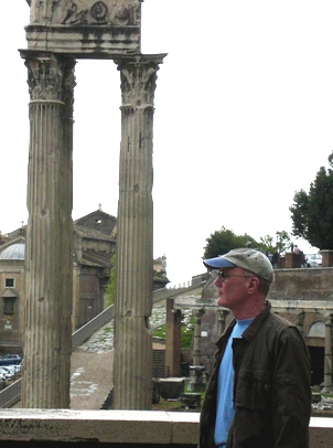Columns of Temple of Vespasian, Roman Forum, Rome