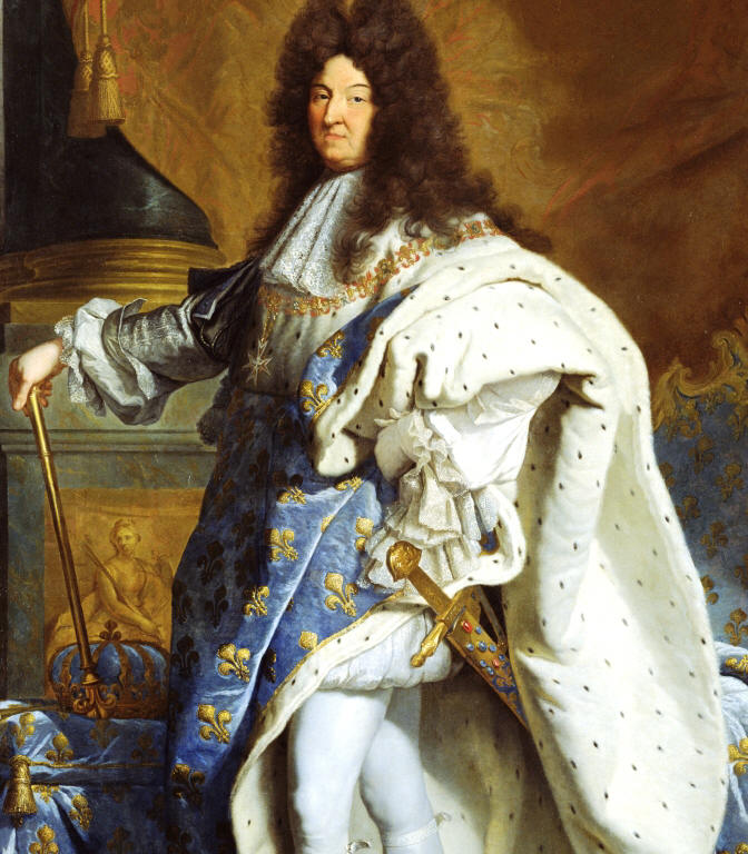 Louis XIV portrait by Rigaud