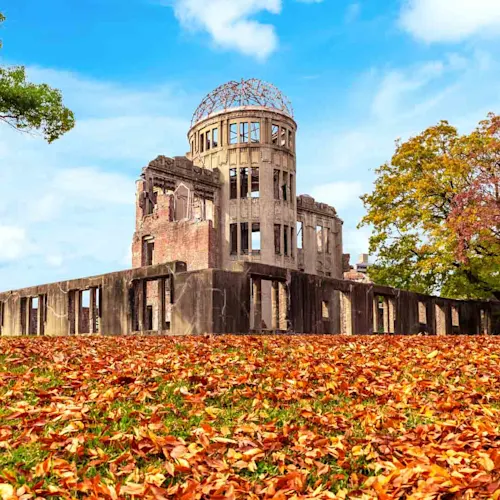 Hiroshima-s-Peace-Memorial-Park-or-Atomic-Bomb-Dome-in-Hiroshima-Japan