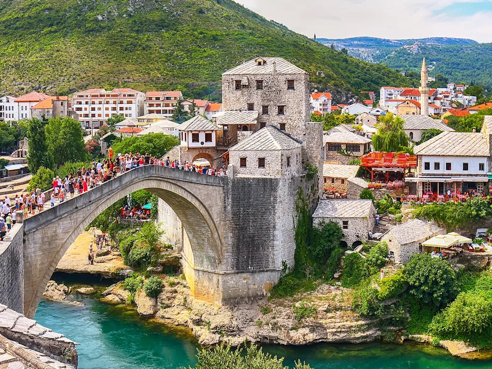 Bosnia-Balkan-town-of-Mostar-