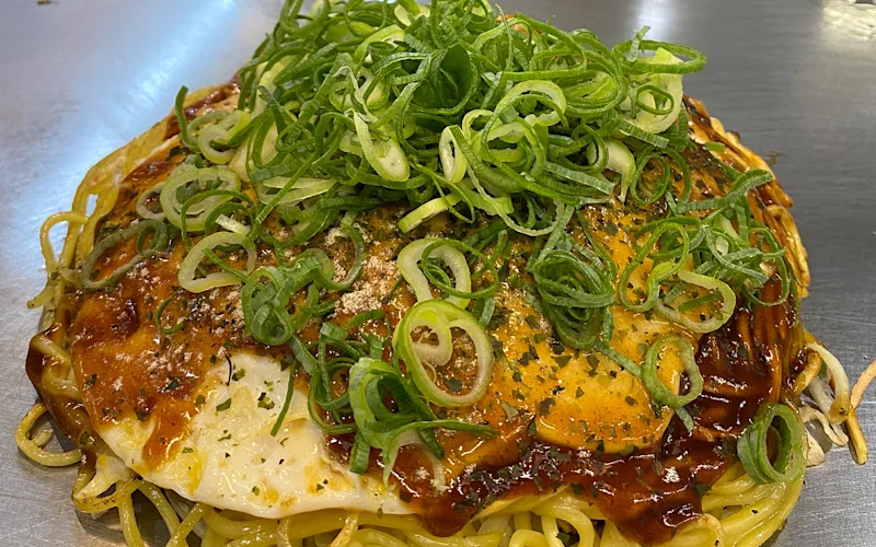 Enjoy an Okonomiyaki dinner