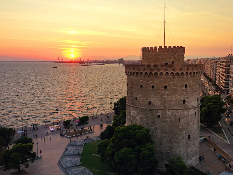 thessaloniki-aerial-sunset-greece