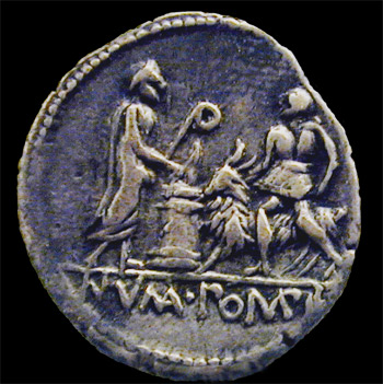 Roman Coin of King Numa Pompilius