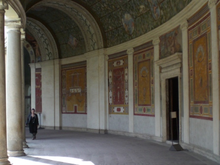 Interior Colonnade, Villa Giulia, Rome