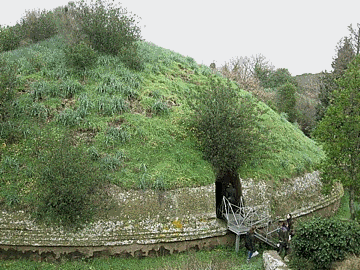 mound tomb Cerveteri