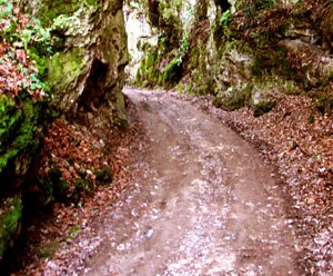 Etruscan Road Sarteano Italy