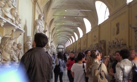 Vatican Museum crowds