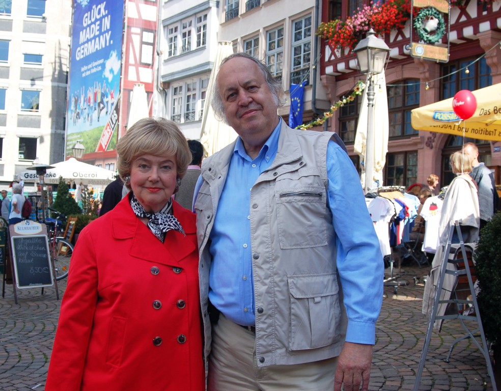 German Couple at the Frankfurt Open Air Jazz Festival, Frankfurt Germany 