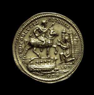 Barbarian Woman Surrendering to Roman Conqueror